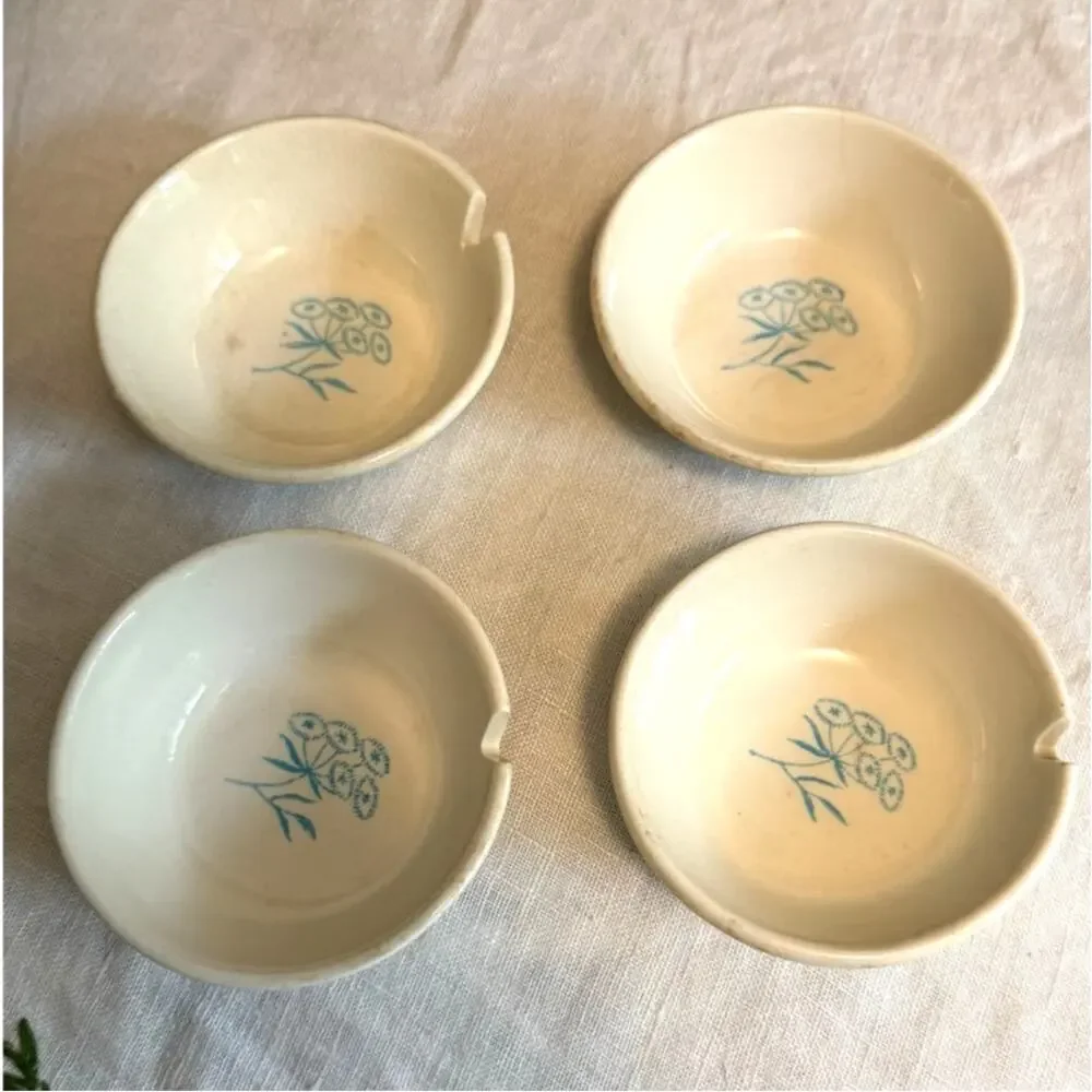 Royal USA Maytime Vintage Ceramic Sauce Bowl / Ashtray / Salt & Pepper Shaker